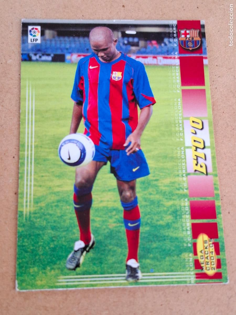 Cartes &agrave; collectionner de Football: MEGACRACKS 2004 2005 04 05 - 465 ETO'O - FC. BARCELONA - CP13