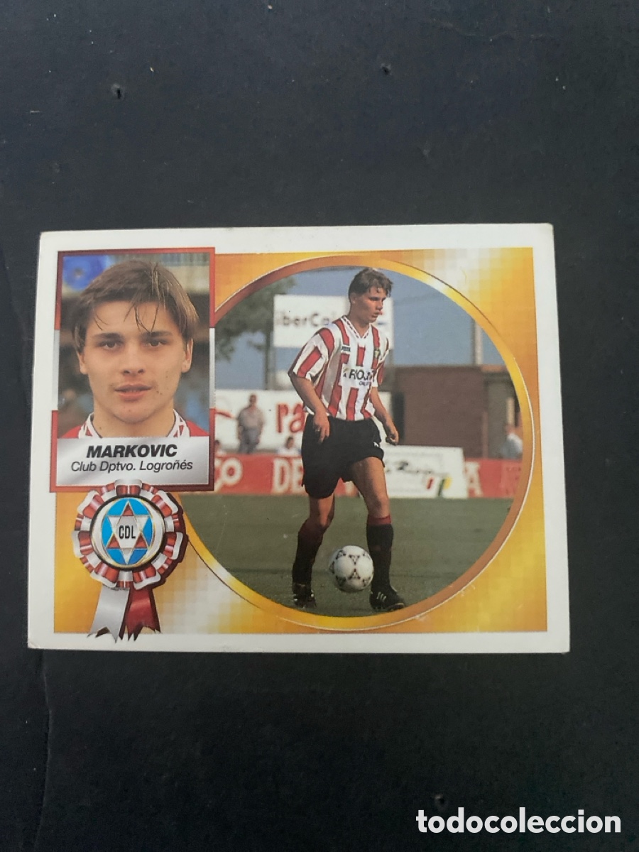 Cromos de f&uacute;tbol: Cromo liga 94/95 Dptvo. Logro&ntilde;&eacute;s nunca pegado