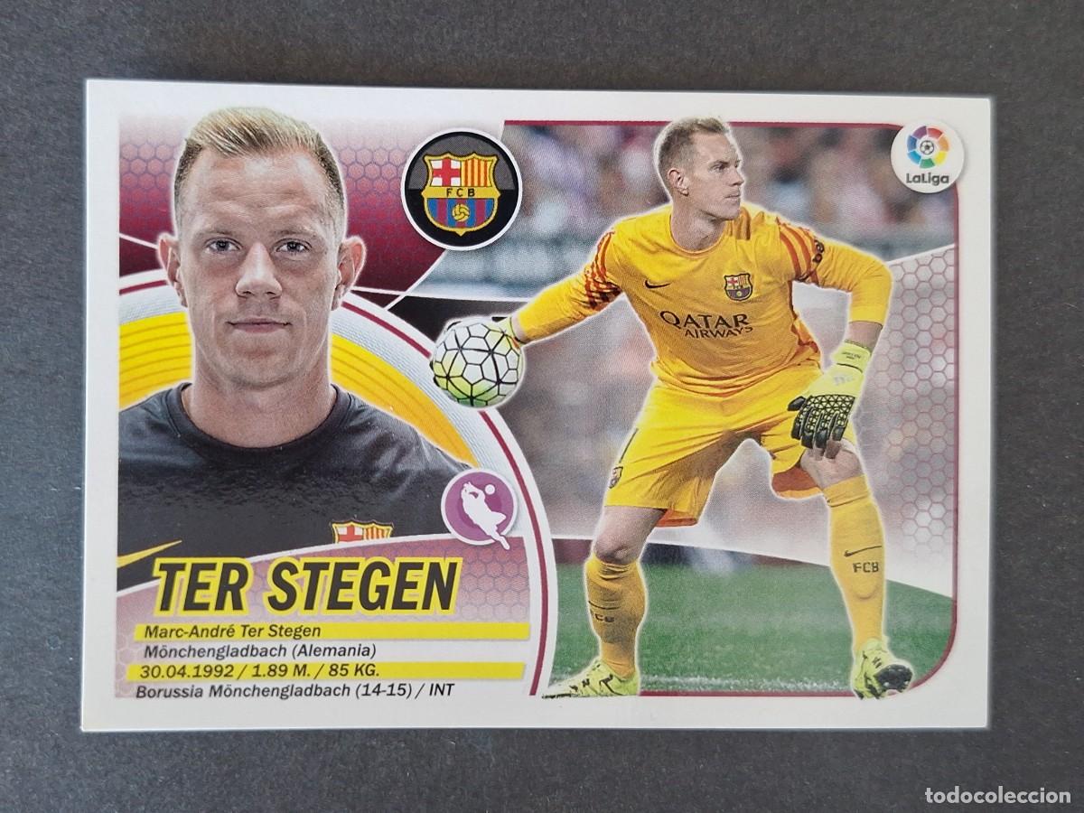 Cromos de f&uacute;tbol: TER STEGEN F. C. BARCELONA LIGA ESTE 2016 2017 16 17 NUNCA PEGADO SIN PEGAR