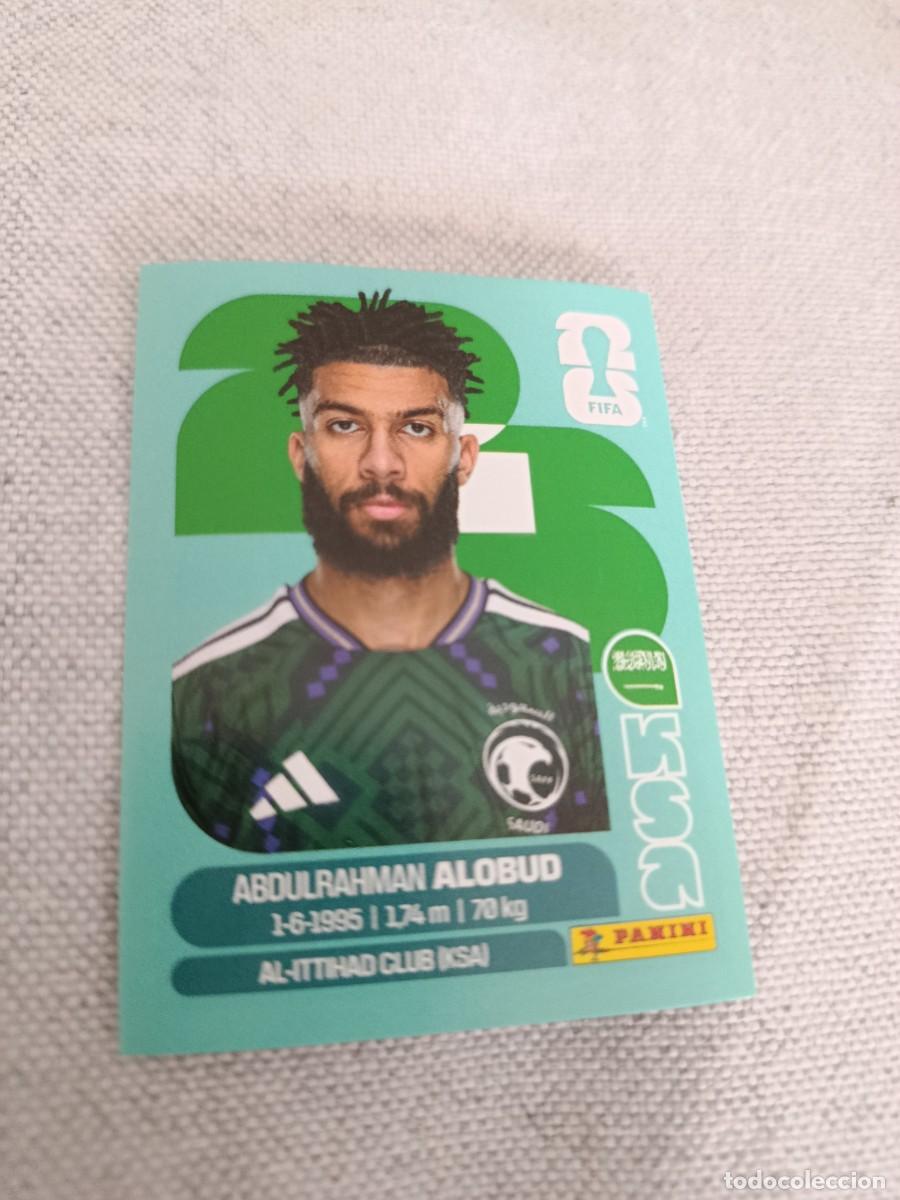 Cromos de f&uacute;tbol: Mundial Estados Unidos-Mexico-Canad&aacute; 2026. 17- Alobud. Arabia Saudi. Nunca pegado.