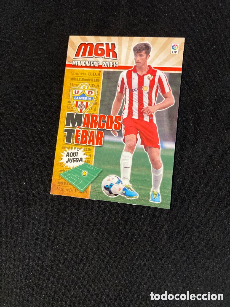 Cromos de f&uacute;tbol: MARCOS TEBAR 9 BIS (ALMERIA)