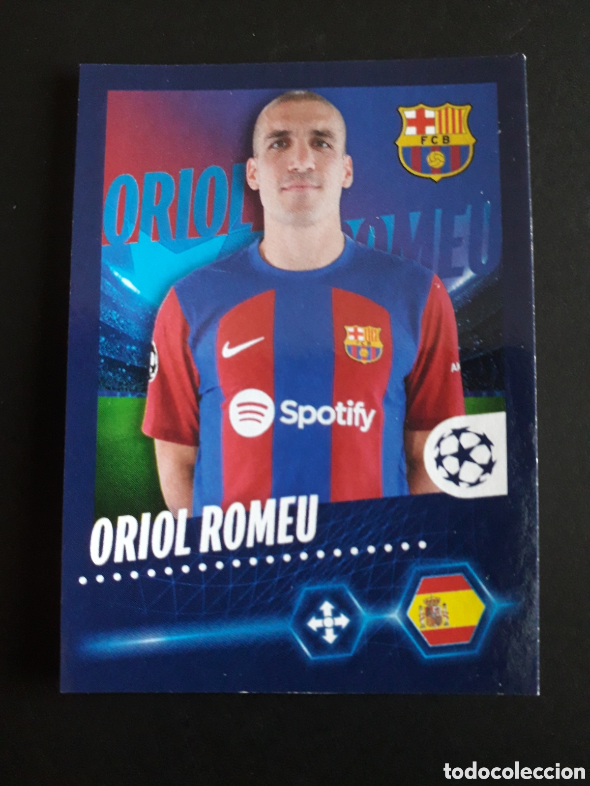 Cromos de f&uacute;tbol: ORIOL ROMEU FC BARCELONA N&deg; 135 UEFA CHAMPIONS LEAGUE SEASON TOPPS 23 24 2023 2024 PEDIDO M&Iacute;NIMO 3&euro;.