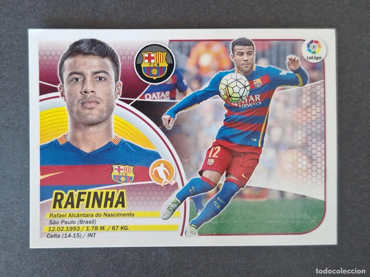 Cromos de f&uacute;tbol: RAFINHA F. C. BARCELONA LIGA ESTE 2016 2017 16 17 NUNCA PEGADO SIN PEGAR