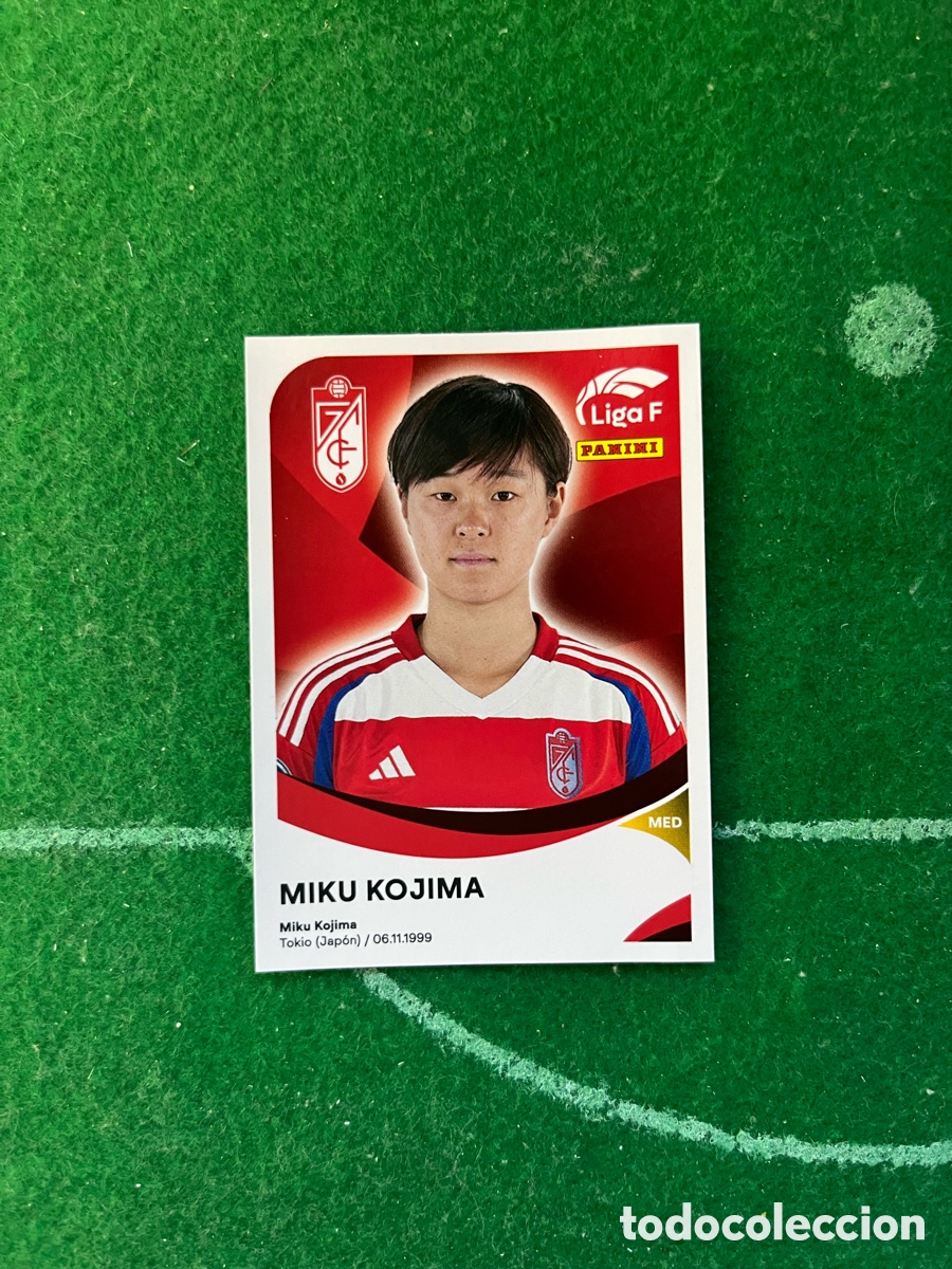 Cromos de f&uacute;tbol: 174 MIKU KOJIMA GRANADA LIGA F FEMENINA 2024 2025 PANINI