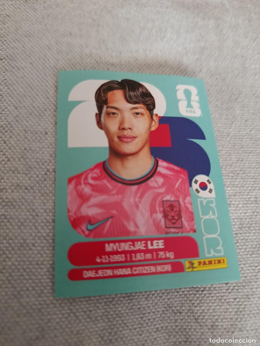 Cromos de f&uacute;tbol: Mundial Estados Unidos-Mexico-Canad&aacute; 2026. 9- Lee. Corea del Sur. Nunca pegado.
