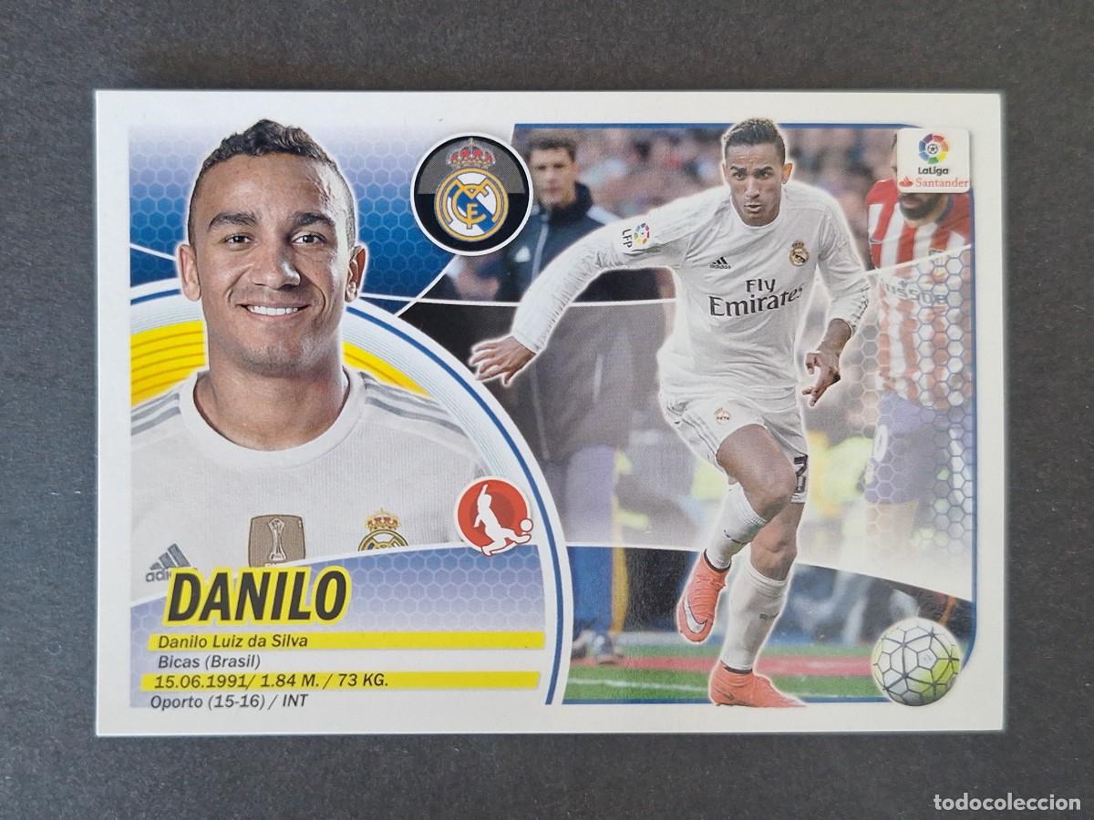 Cromos de f&uacute;tbol: DANILO REAL MADRID LIGA ESTE 2016 2017 16 17 NUNCA PEGADO SIN PEGAR