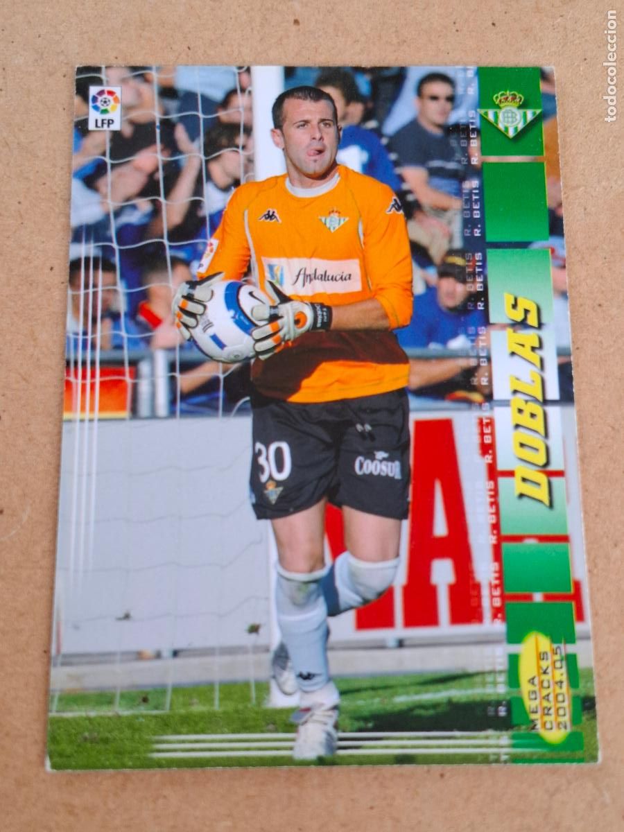 Cartes &agrave; collectionner de Football: MEGACRACKS 2004 2005 04 05 - 75 BIS DOBLAS - REAL BETIS - CP13