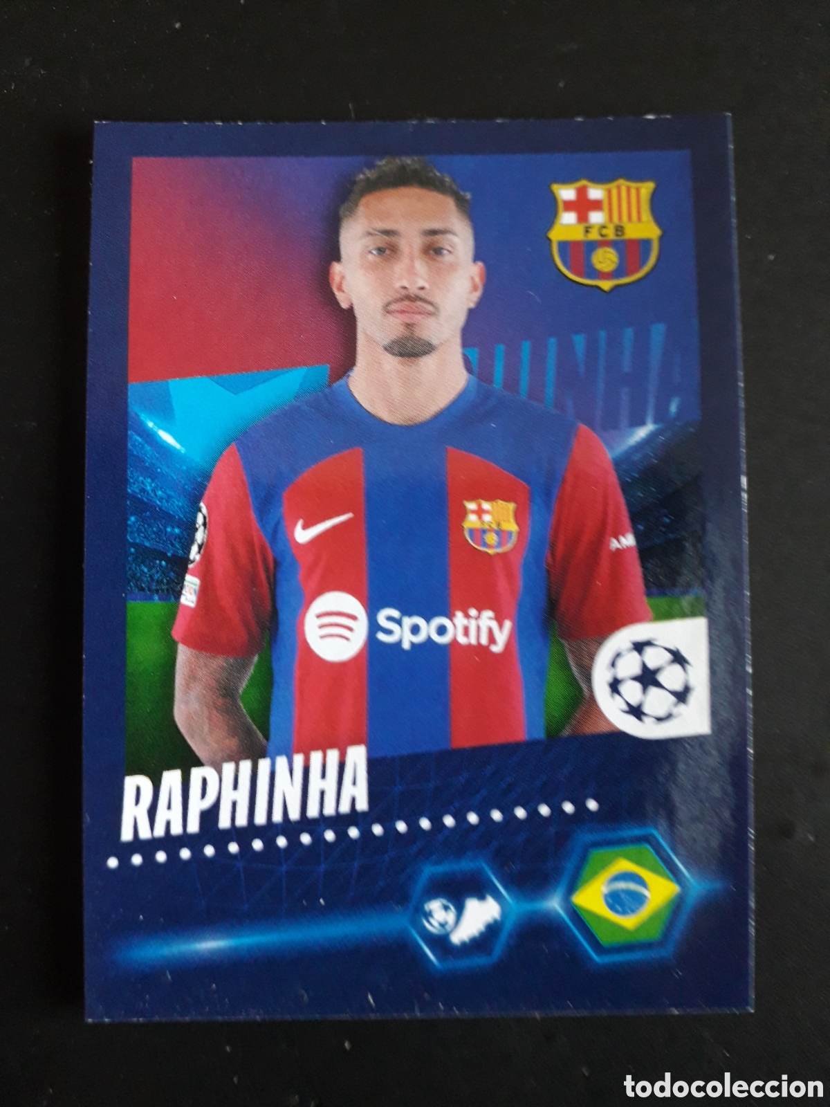 Cromos de Futebol: RAPHINHA FC BARCELONA N&deg; 139 UEFA CHAMPIONS LEAGUE SEASON TOPPS 23 24 2023 2024 PEDIDO M&Iacute;NIMO 3&euro;