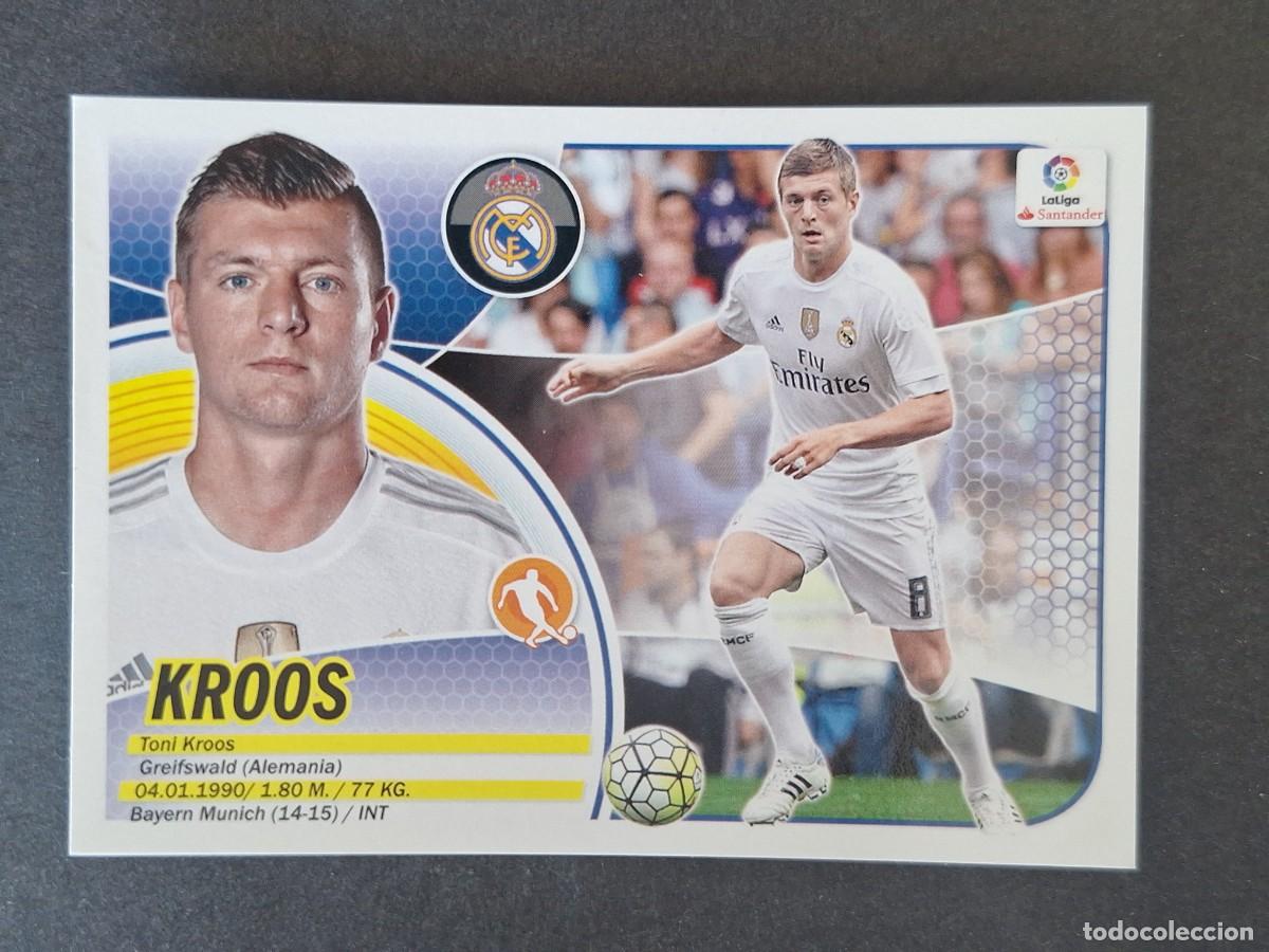Cromos de Futebol: KROOS REAL MADRID LIGA ESTE 2016 2017 16 17 NUNCA PEGADO SIN PEGAR