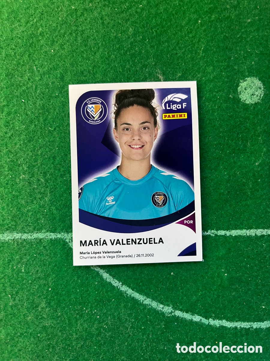 Cromos de Futebol: 185 MARIA VALENZUELA LEVANTE BADALONA LIGA F FEMENINA 2024 2025 PANINI