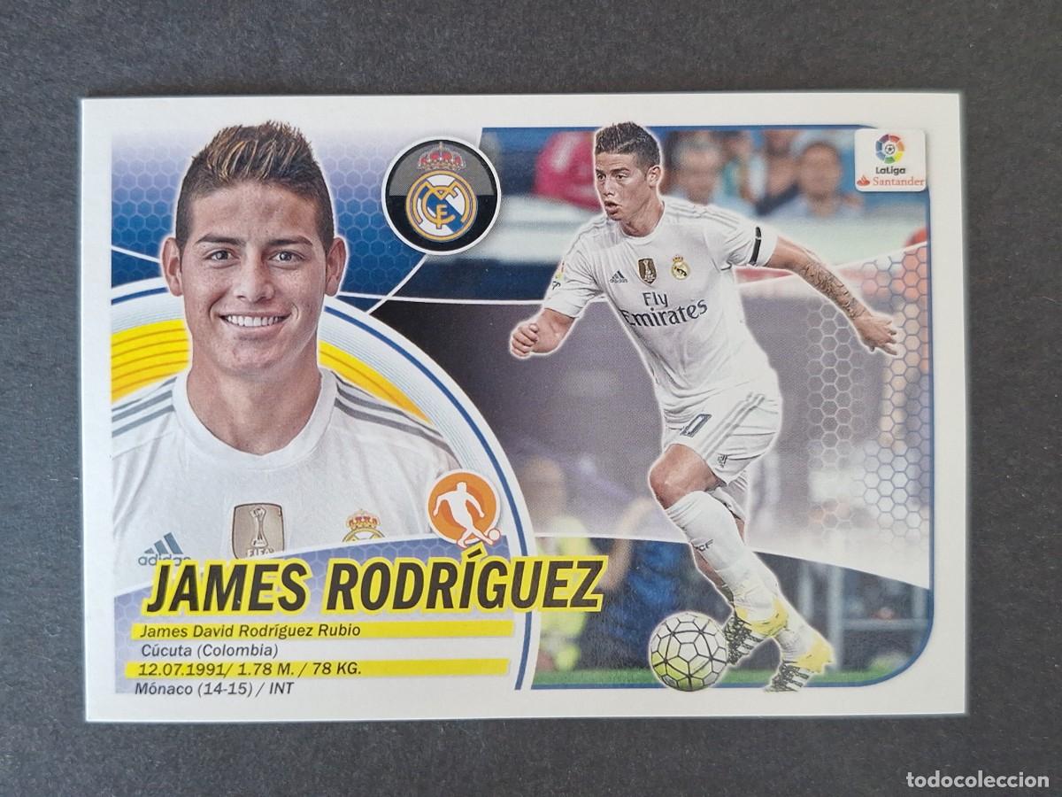 Cromos de Futebol: JAMES RODRIGUEZ REAL MADRID LIGA ESTE 2016 2017 16 17 NUNCA PEGADO SIN PEGAR