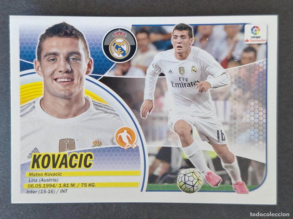 Cromos de Futebol: KOVACIC REAL MADRID LIGA ESTE 2016 2017 16 17 NUNCA PEGADO SIN PEGAR