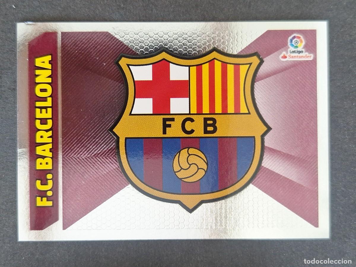 Fu&szlig;ball-Sticker: ESCUDO F. C. BARCELONA LIGA ESTE 2017 2018 17 18 NUNCA PEGADO SIN PEGAR