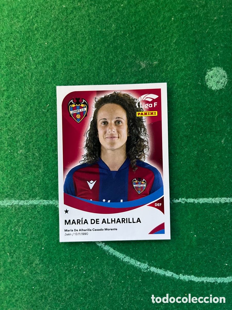 Fu&szlig;ball-Sticker: 206 MAR&Iacute;A DE ALHARILLA LEVANTE LIGA F FEMENINA 2024 2025 PANINI