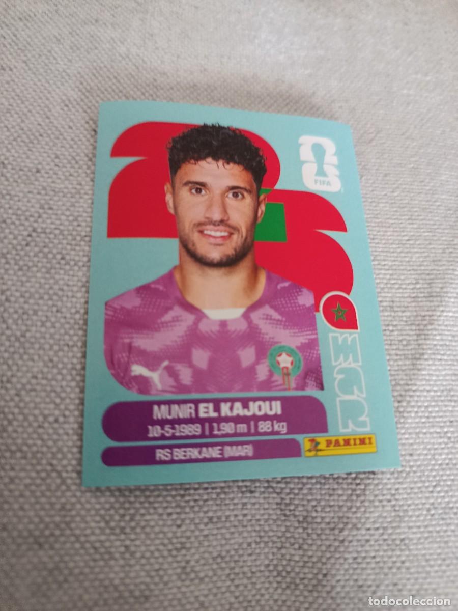Cromos de f&uacute;tbol: Mundial Estados Unidos-Mexico-Canad&aacute; 2026. 3- El Kajoui. Marruecos. Nunca pegado.