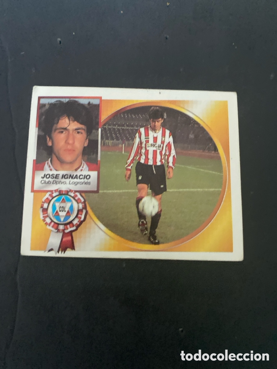 Cromos de f&uacute;tbol: Cromo liga 94/95 Dptvo. Logro&ntilde;&eacute;s nunca pegado