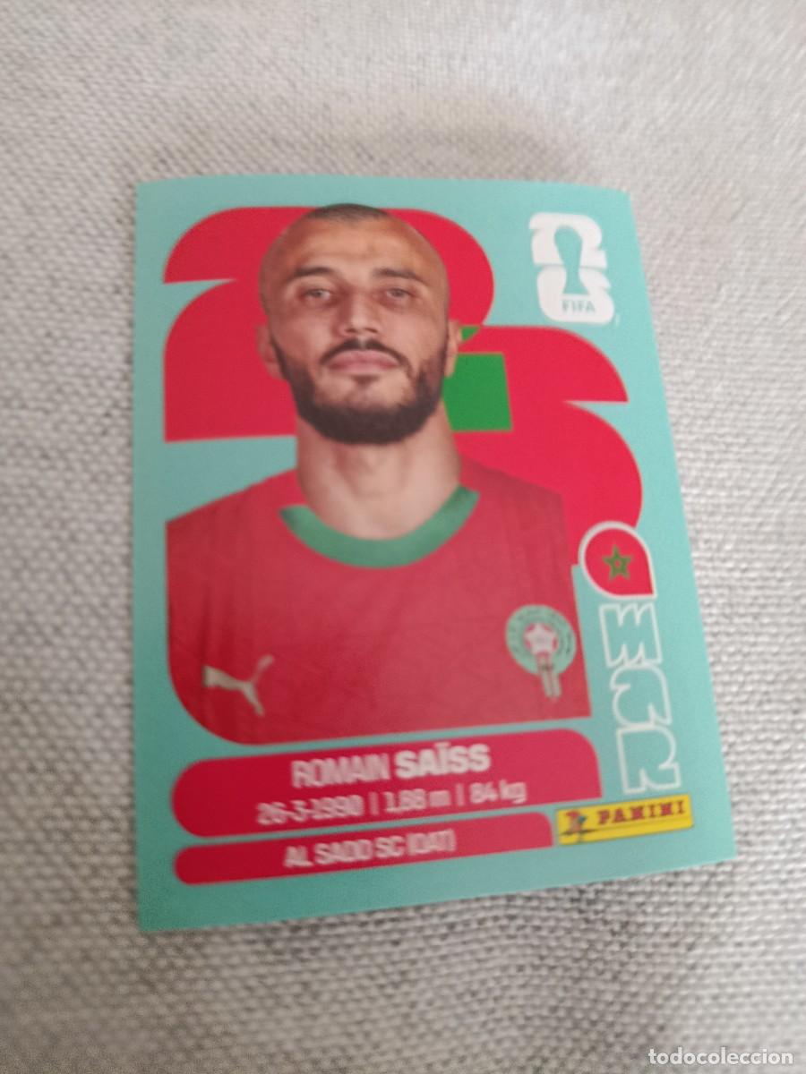 Cromos de f&uacute;tbol: Mundial Estados Unidos-Mexico-Canad&aacute; 2026. 7- Saiss. Marruecos. Nunca pegado.