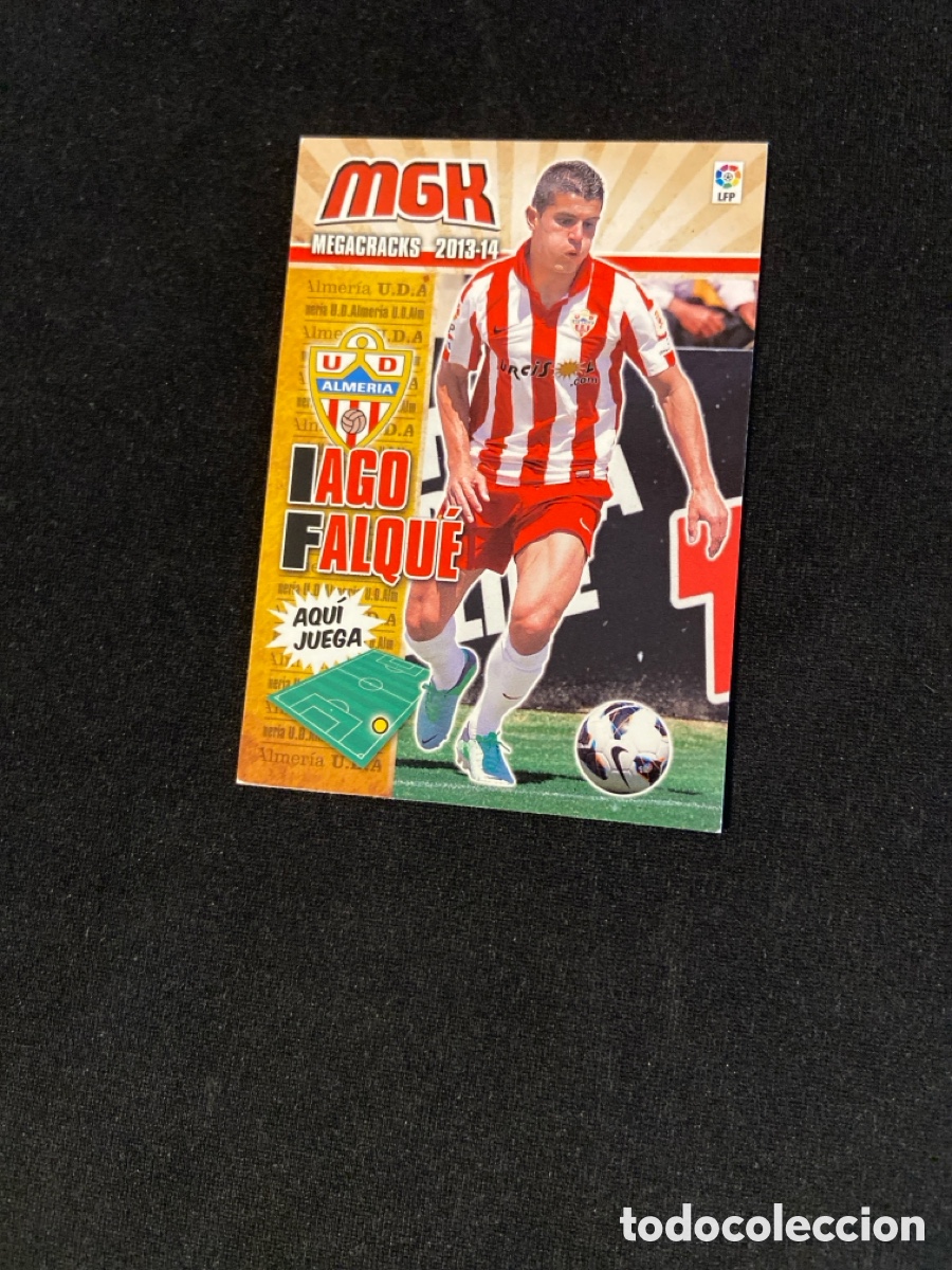 Cromos de f&uacute;tbol: IAGO FALQUE 16 (ALMERIA)