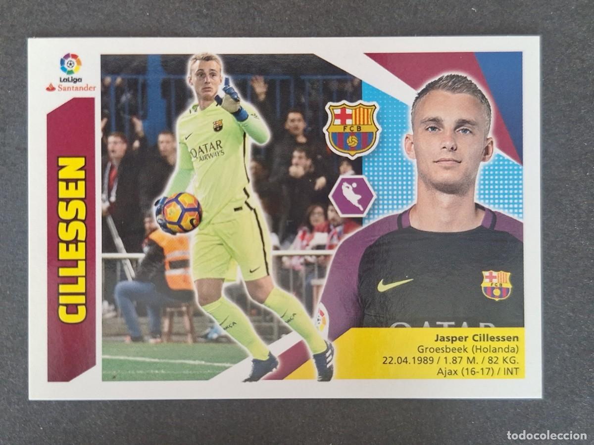 Cromos de f&uacute;tbol: CILLESSEN F. C. BARCELONA LIGA ESTE 2017 2018 17 18 NUNCA PEGADO SIN PEGAR