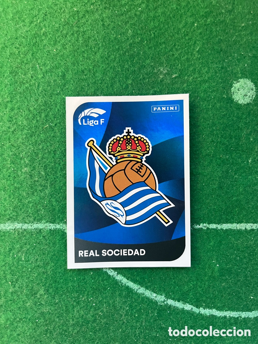 Cromos de f&uacute;tbol: 262 REAL SOCIEDAD LIGA F FEMENINA 2024 2025 PANINI ESCUDO