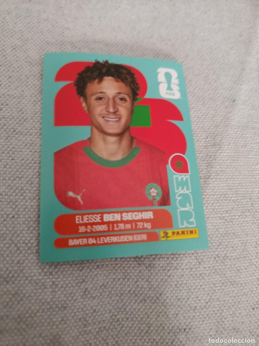 Cromos de f&uacute;tbol: Mundial Estados Unidos-Mexico-Canad&aacute; 2026. 12- Ben Seghir. Marruecos. Nunca pegado.