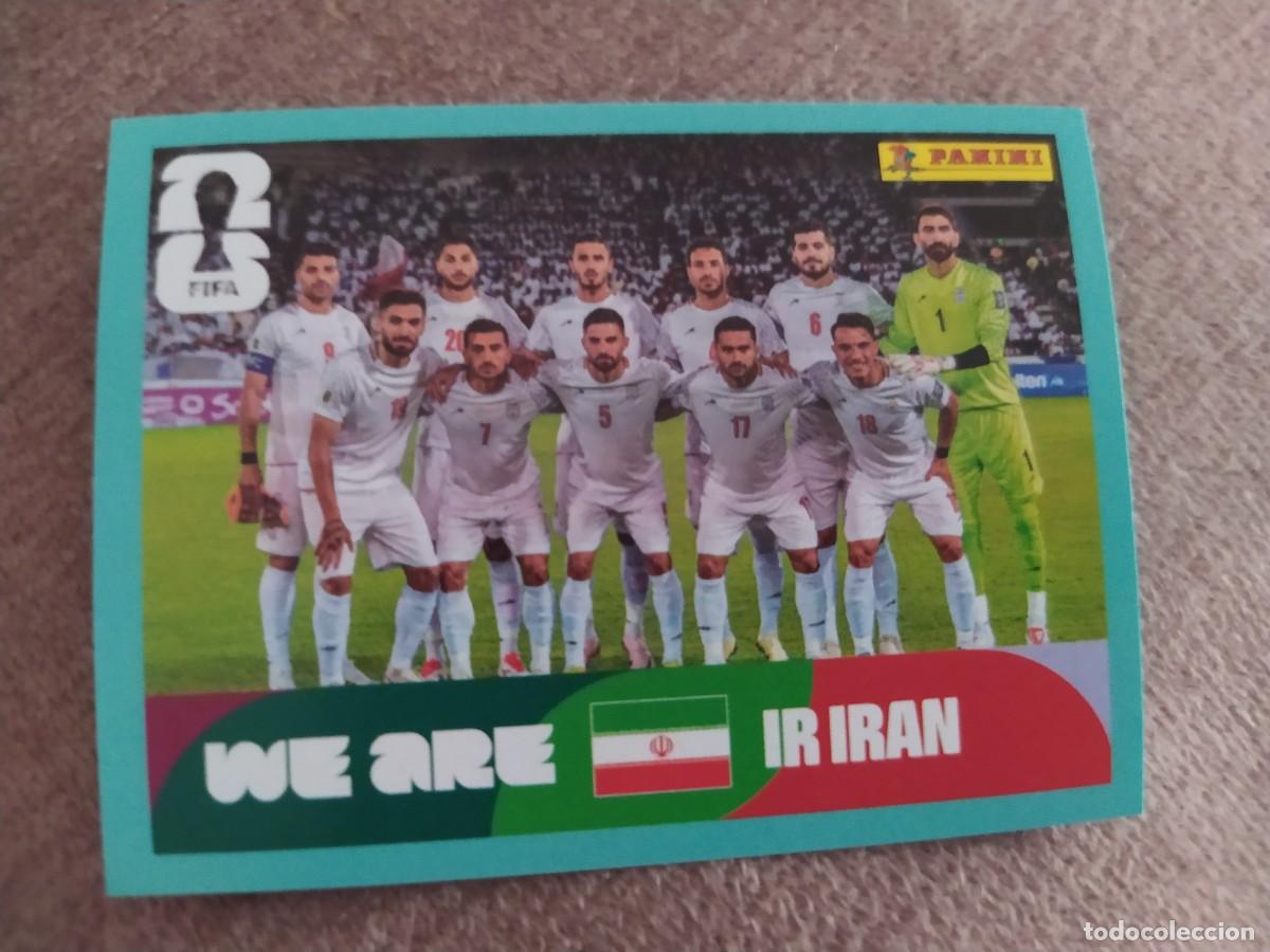Cromos de f&uacute;tbol: IRN 13 EQUIPO Ir&aacute;n mundial 2026 panini