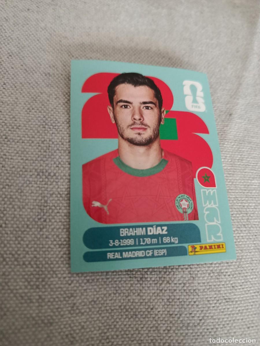 Cromos de f&uacute;tbol: Mundial Estados Unidos-Mexico-Canad&aacute; 2026. 19- Brahim. Marruecos. Nunca pegado.