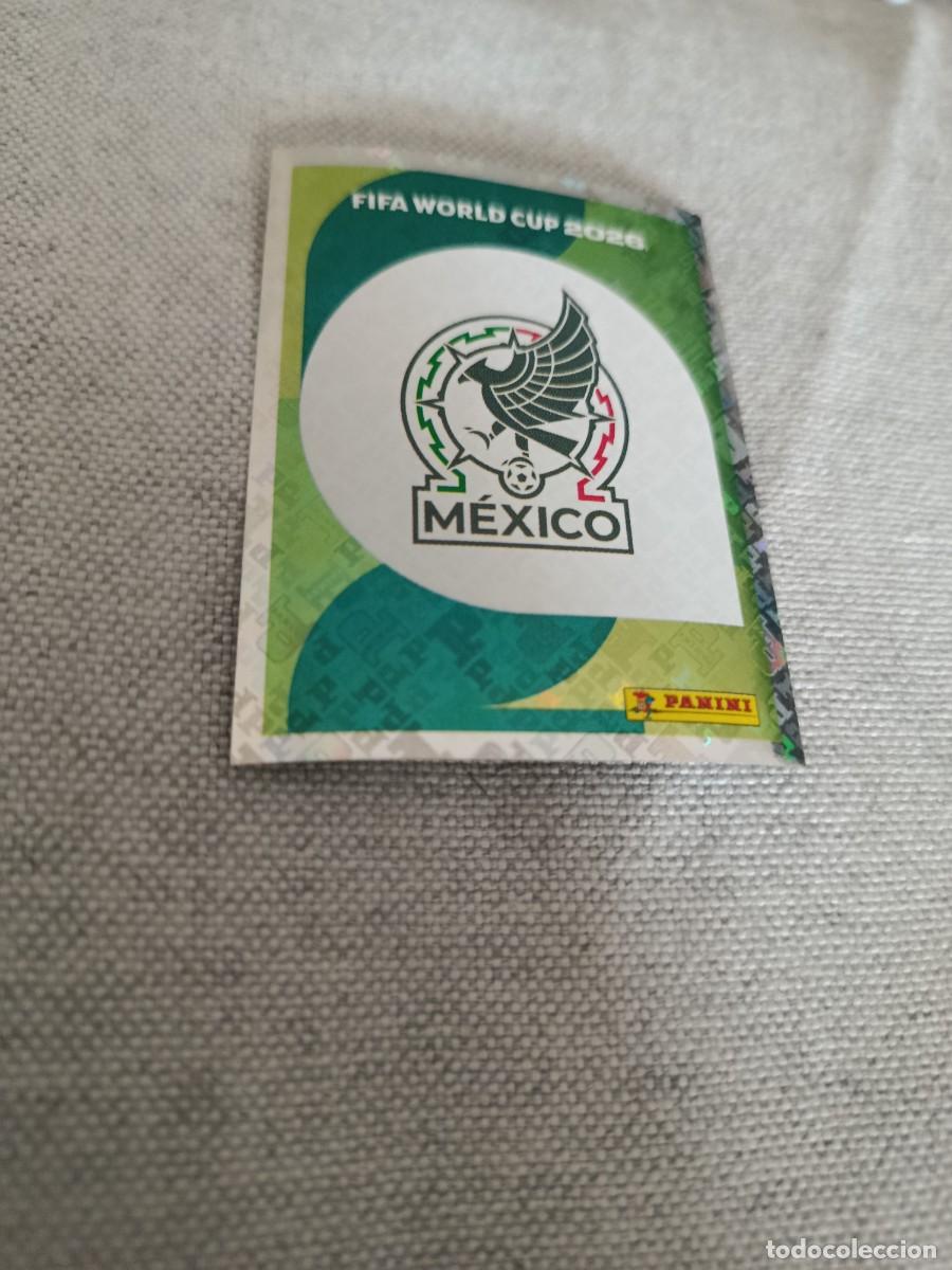 Cromos de f&uacute;tbol: Mundial Estados Unidos-Mexico-Canad&aacute; 2026. 1- Escudo. M&eacute;xico. Nunca pegado.