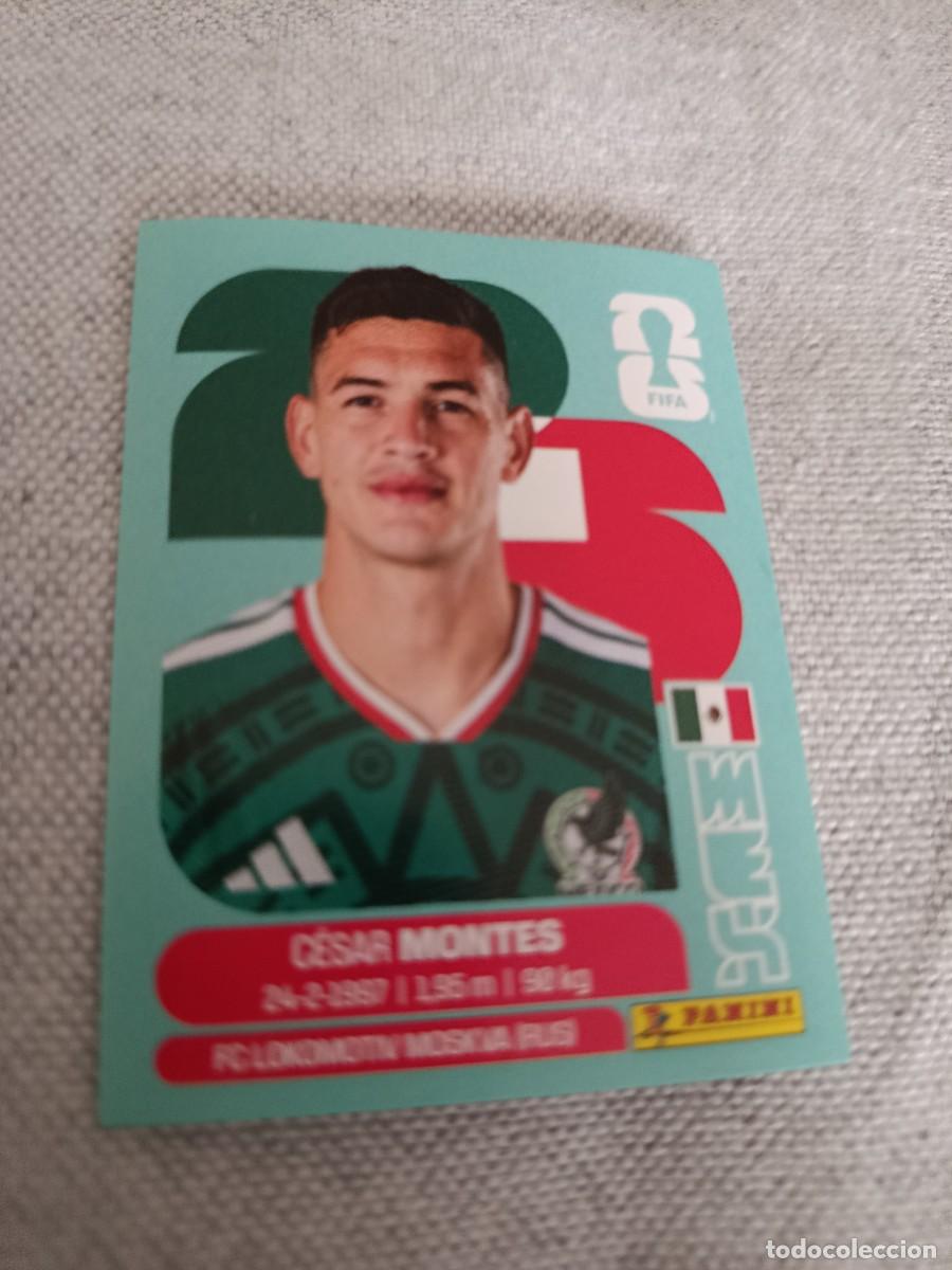 Cromos de f&uacute;tbol: Mundial Estados Unidos-Mexico-Canad&aacute; 2026. 5- Montes. M&eacute;xico. Nunca pegado.