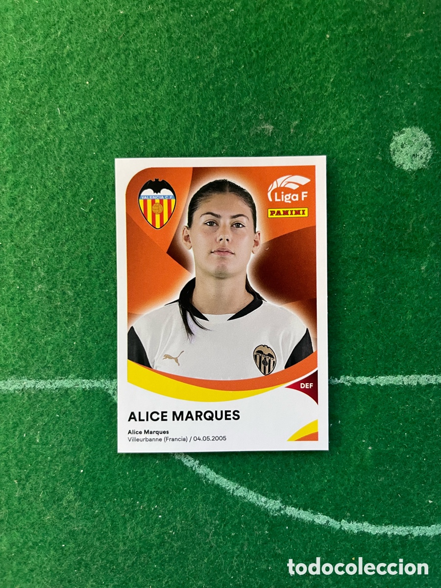 Fu&szlig;ball-Sticker: 310 A ALICE MARQUES VALENCIA LIGA F FEMENINA 2024 2025 PANINI