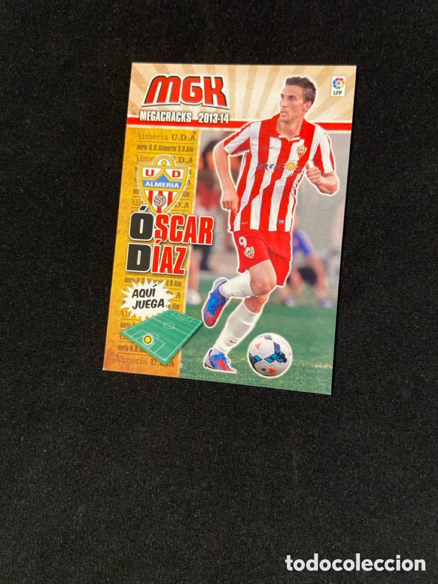 Fu&szlig;ball-Sticker: OSCAR DIAZ 18 (ALMERIA) MEGA