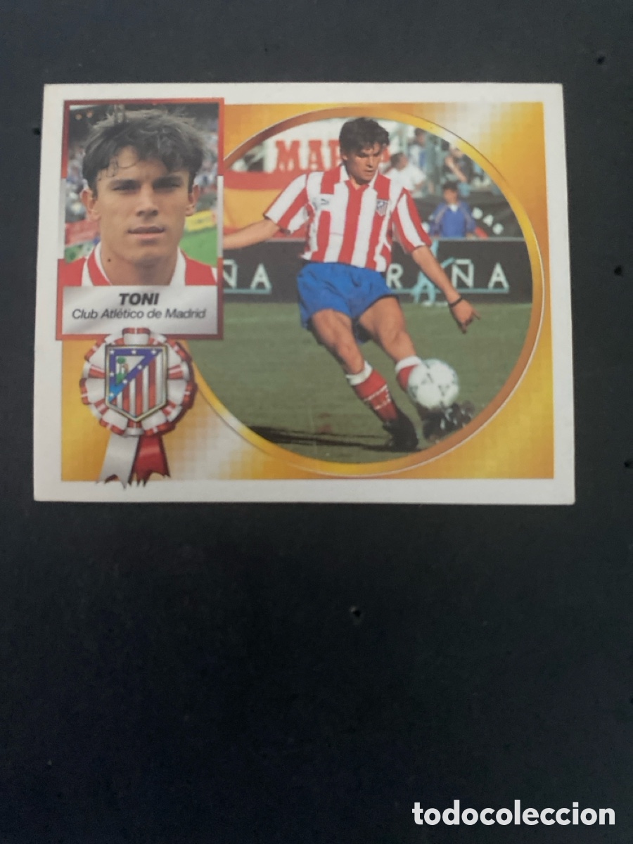Fu&szlig;ball-Sticker: Cromo liga 94/95 Atl&eacute;tico Madrid nunca pegado