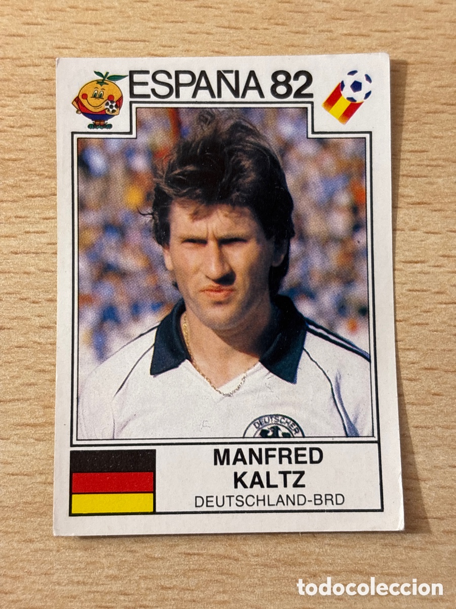 Fu&szlig;ball-Sticker: # 113 Manfred Kaltz Alemania Mundial Espa&ntilde;a 82 sin pegar Panini