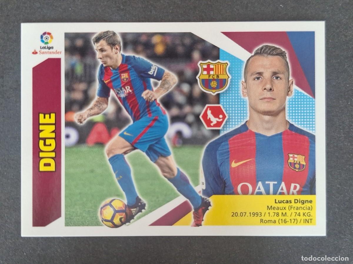 Fu&szlig;ball-Sticker: DIGNE F. C. BARCELONA LIGA ESTE 2017 2018 17 18 NUNCA PEGADO SIN PEGAR