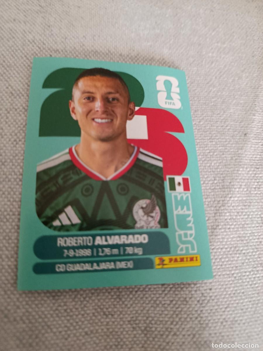 Fu&szlig;ball-Sticker: Mundial Estados Unidos-Mexico-Canad&aacute; 2026. 19- Alvarado. M&eacute;xico. Nunca pegado.