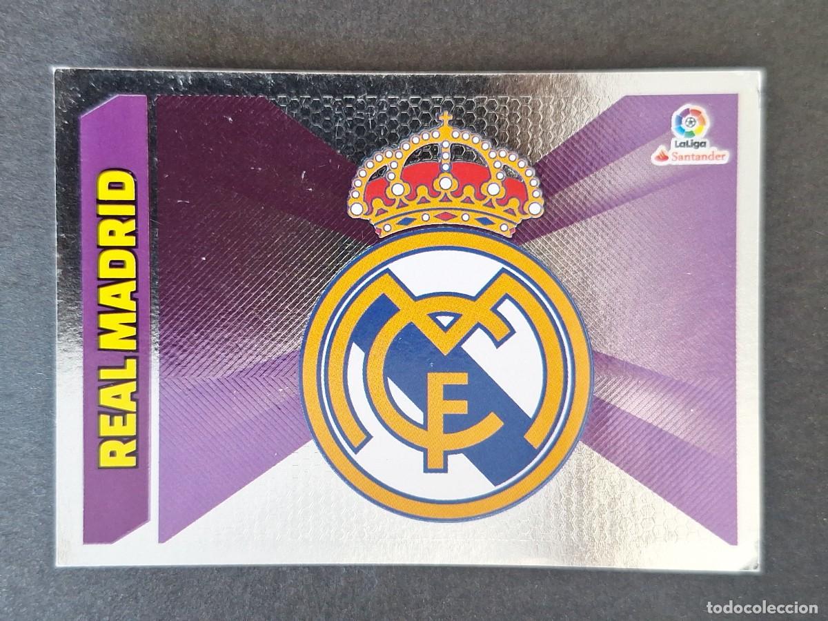 Fu&szlig;ball-Sticker: ESCUDO REAL MADRID LIGA ESTE 2017 2018 17 18 NUNCA PEGADO SIN PEGAR