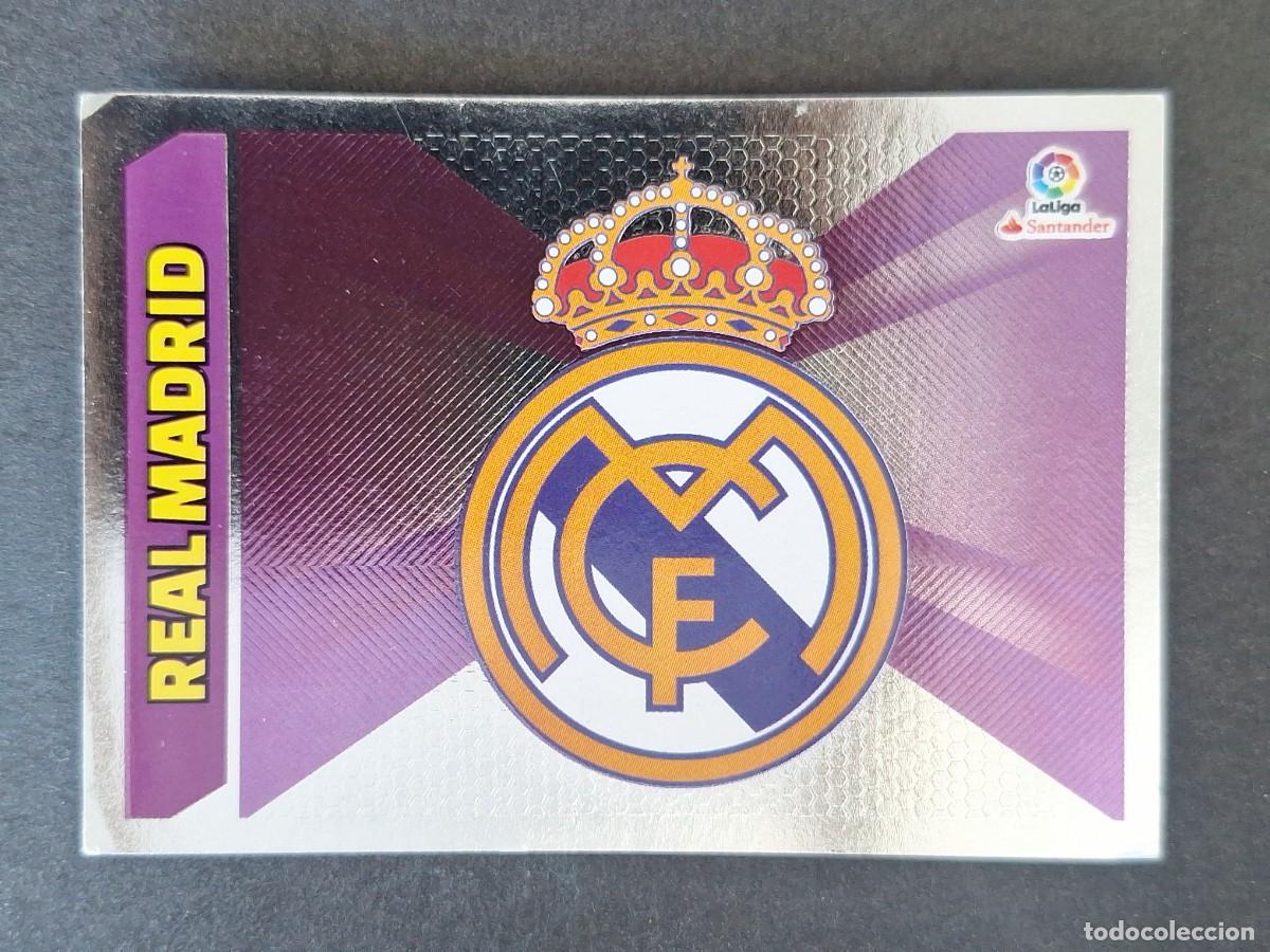 Fu&szlig;ball-Sticker: ESCUDO REAL MADRID LIGA ESTE 2017 2018 17 18 NUNCA PEGADO SIN PEGAR
