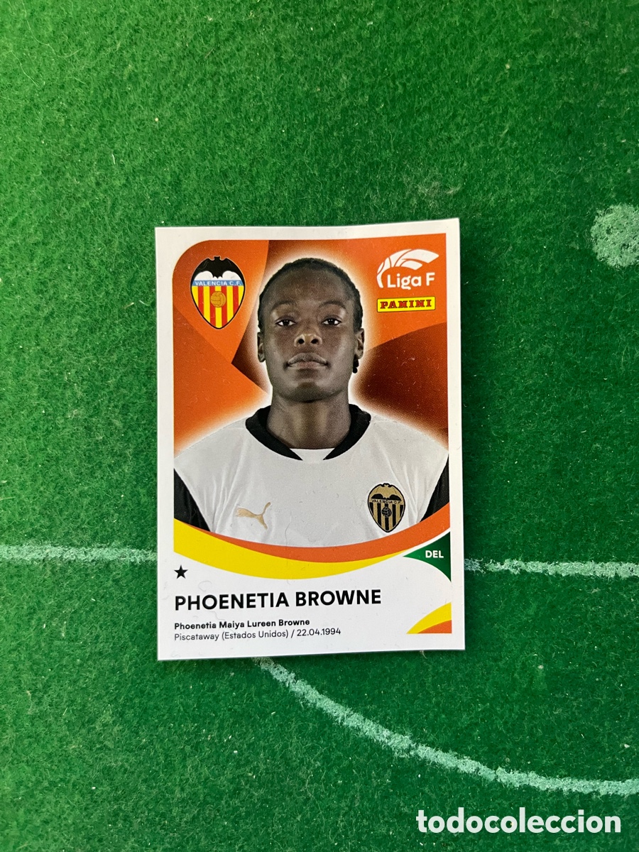Fu&szlig;ball-Sticker: 321 PHOENETIA BROWNE VALENCIA LIGA F FEMENINA 2024 2025 PANINI