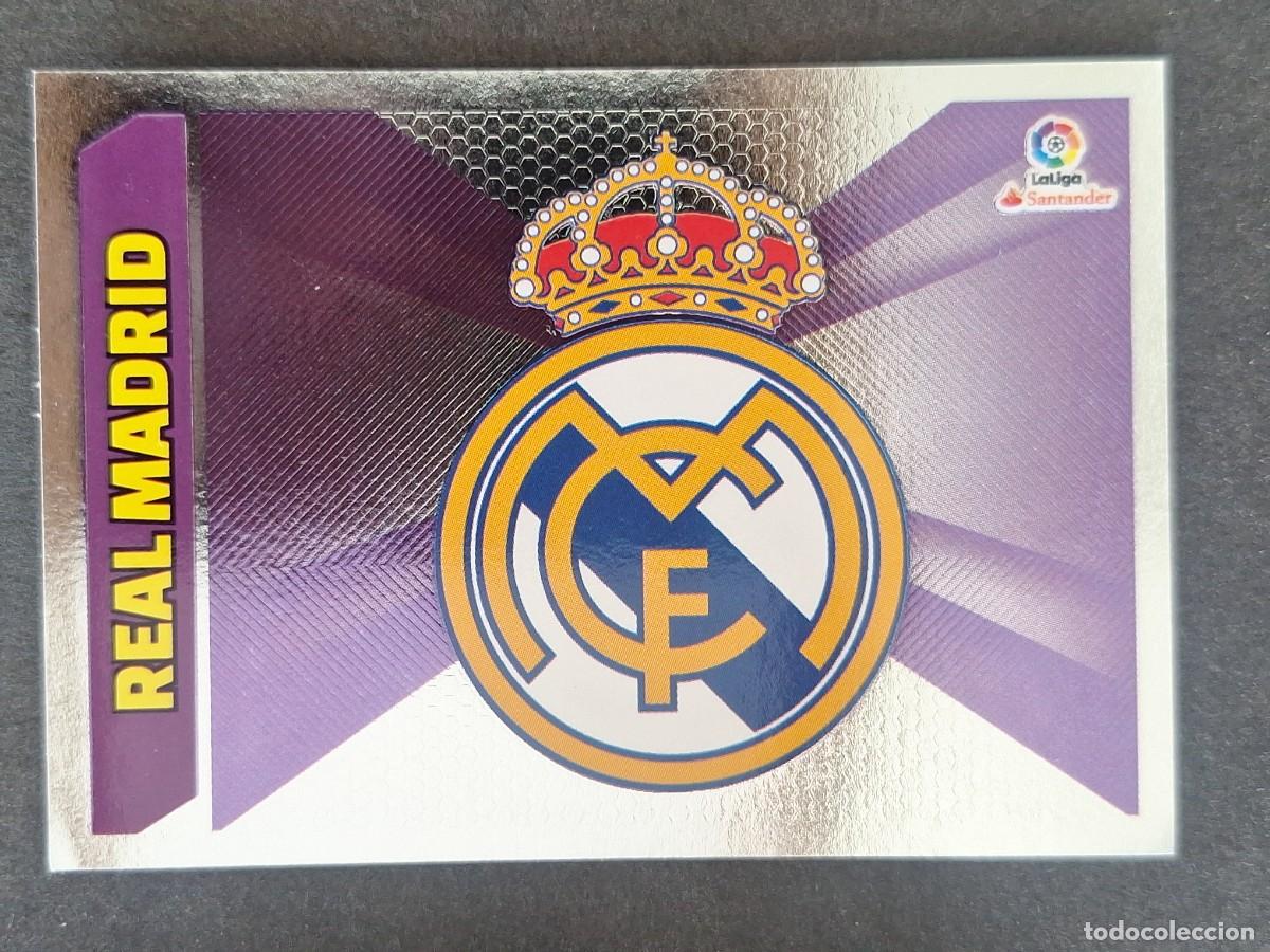 Fu&szlig;ball-Sticker: ESCUDO REAL MADRID LIGA ESTE 2017 2018 17 18 NUNCA PEGADO SIN PEGAR