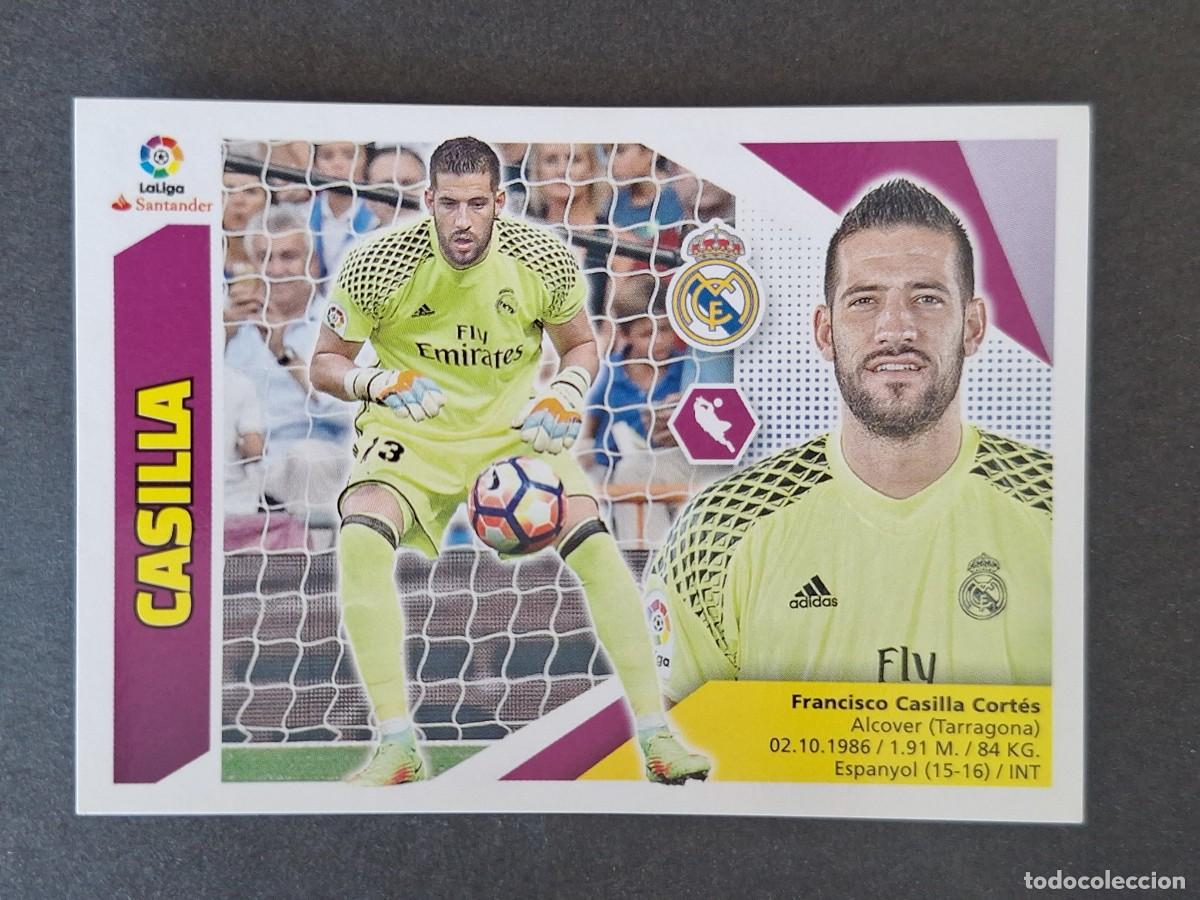 Fu&szlig;ball-Sticker: CASILLA REAL MADRID LIGA ESTE 2017 2018 17 18 NUNCA PEGADO SIN PEGAR