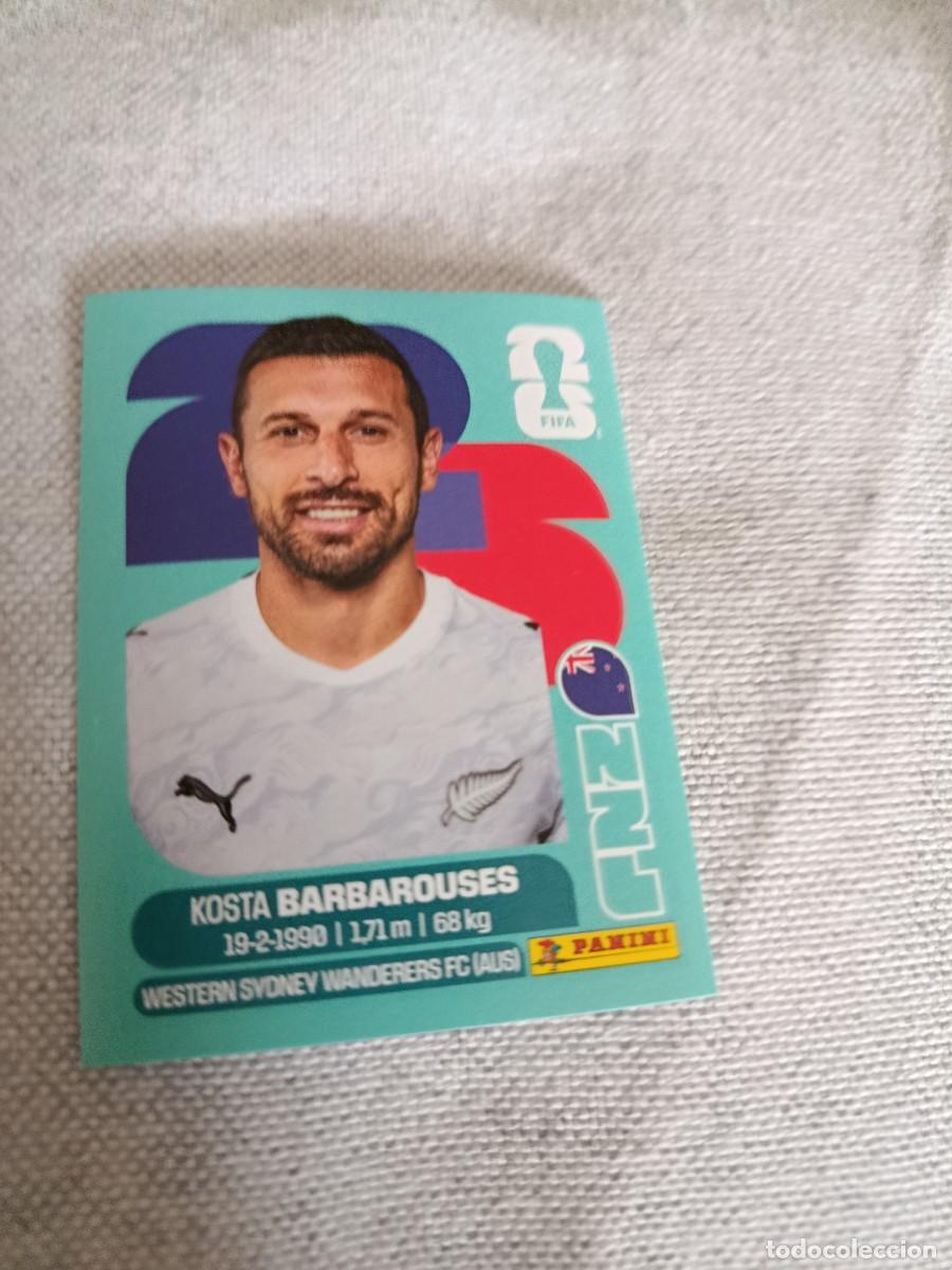 Fu&szlig;ball-Sticker: Mundial Estados Unidos-Mexico-Canad&aacute; 2026. 20- Barbarouses. Nueva Zelanda. Nunca pegado.