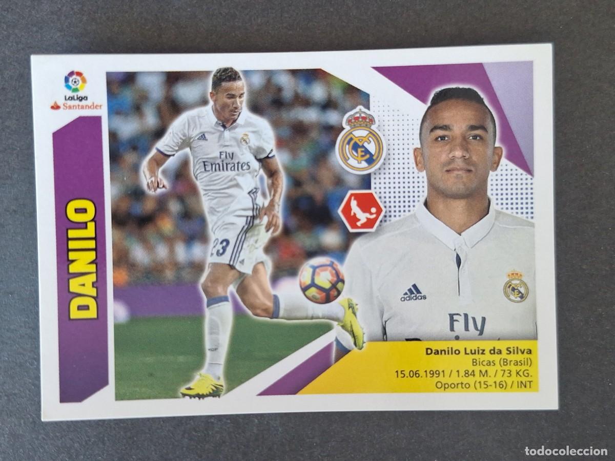 Fu&szlig;ball-Sticker: DANILO REAL MADRID LIGA ESTE 2017 2018 17 18 NUNCA PEGADO SIN PEGAR