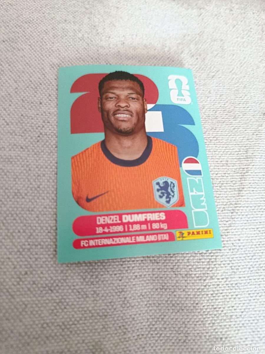 Cromos de f&uacute;tbol: Mundial Estados Unidos-Mexico-Canad&aacute; 2026. 6- Dumfries. Pa&iacute;ses Bajos. Nunca pegado.