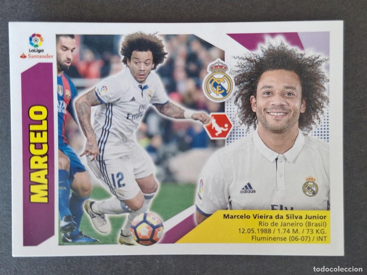 Cromos de f&uacute;tbol: MARCELO REAL MADRID LIGA ESTE 2017 2018 17 18 NUNCA PEGADO SIN PEGAR