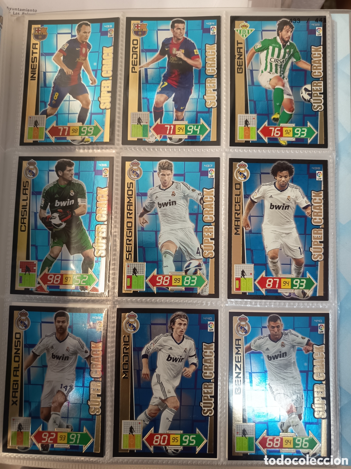 Cromos de f&uacute;tbol: SUPER CRACK 435 BENAT ADRENALYN XL LIGA 2012 2013 12-13