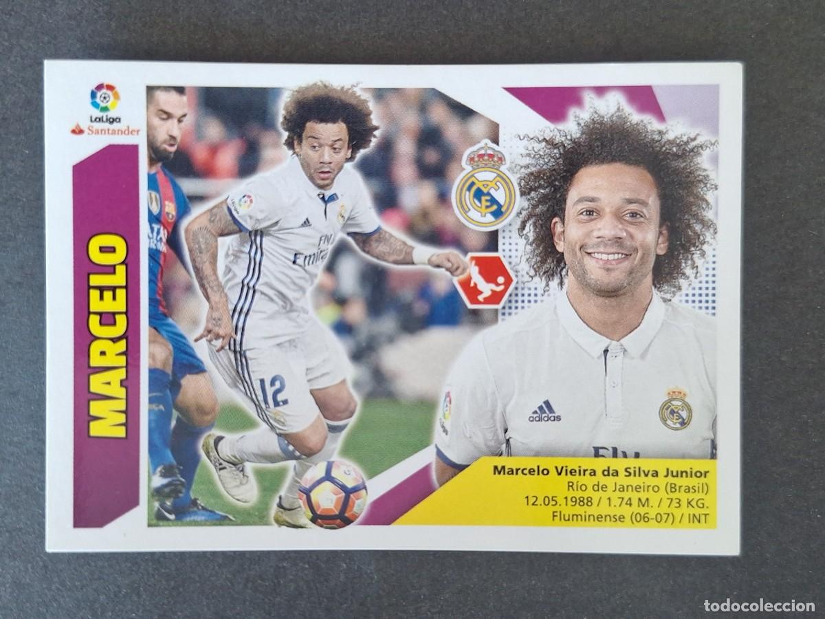 Fu&szlig;ball-Sticker: MARCELO REAL MADRID LIGA ESTE 2017 2018 17 18 NUNCA PEGADO SIN PEGAR