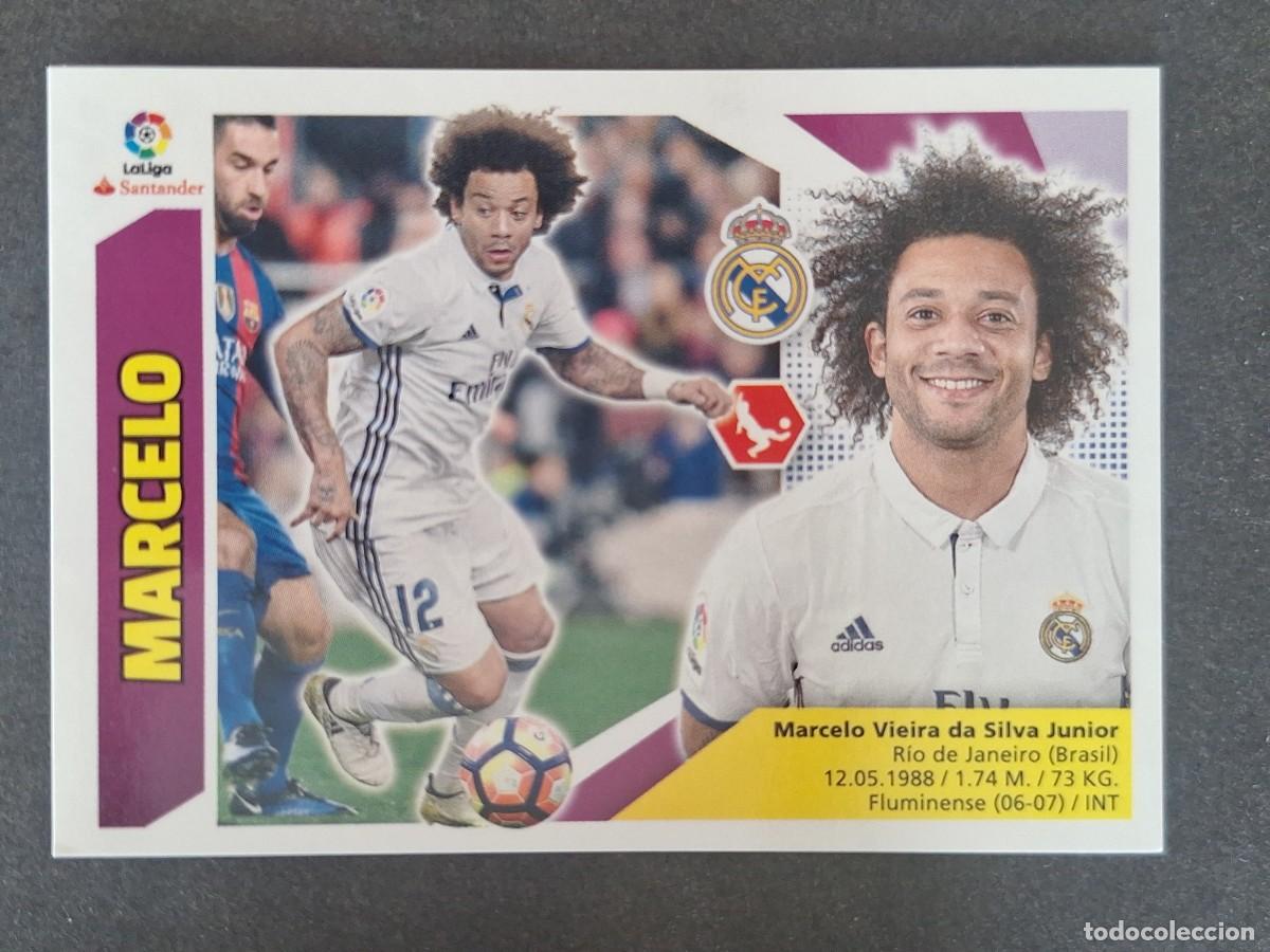 Cromos de f&uacute;tbol: MARCELO REAL MADRID LIGA ESTE 2017 2018 17 18 NUNCA PEGADO SIN PEGAR