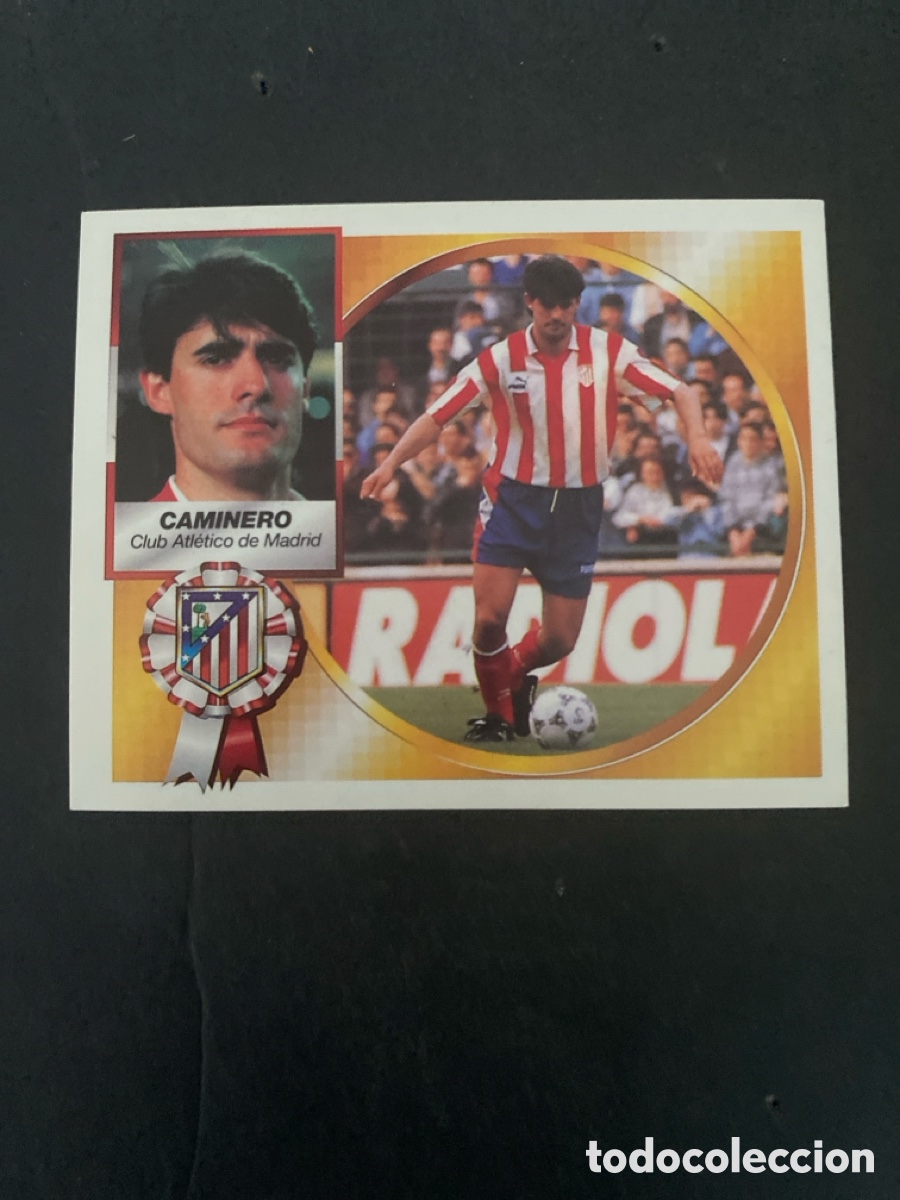 Cromos de f&uacute;tbol: Cromo liga 94/95 Atl&eacute;tico Madrid nunca pegado
