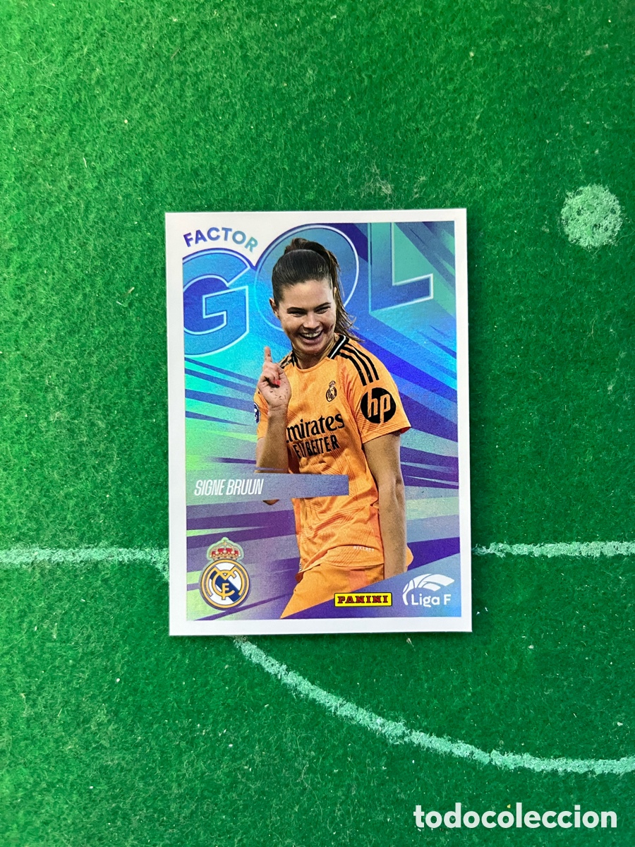 Cromos de f&uacute;tbol: 371 SIGNE BRUUN REAL MADRID LIGA F FEMENINA 2024 2025 PANINI FACTOR GOL