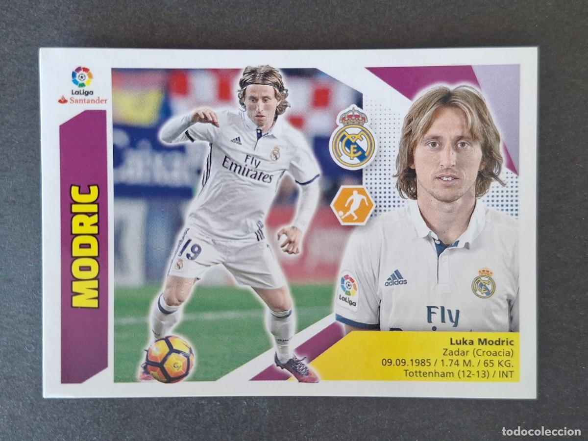 Cromos de f&uacute;tbol: MODRIC REAL MADRID LIGA ESTE 2017 2018 17 18 NUNCA PEGADO SIN PEGAR